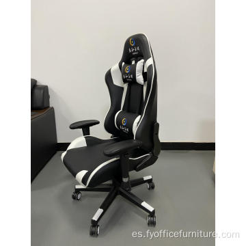 Precio de venta al por mayor silla ergonómica para juegos de carreras de computadora giratoria ergonómica con respaldo alto